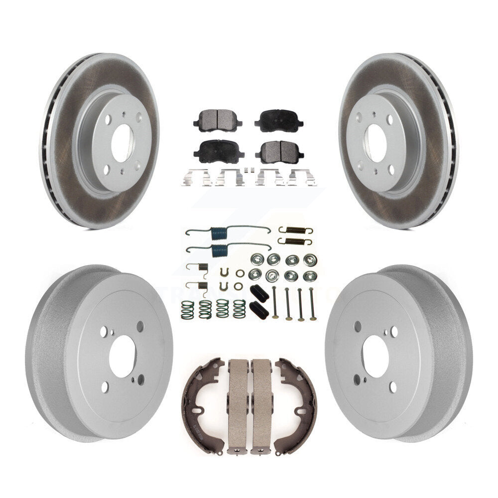 Transit Auto KGF-101618 Disc Brake Kit for 1999-2002 Toyota Corolla - Front and Rear