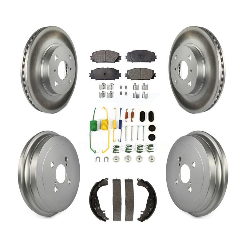 Transit Auto KGF-101632 Disc Brake Kit for 2006-2014 Toyota Yaris - Front and Rear