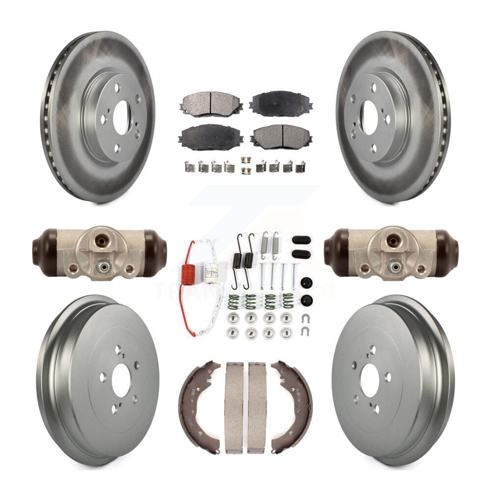 Transit Auto KGF-101652 Disc Brake Kit for 2009-2013 Toyota Corolla - Front and Rear