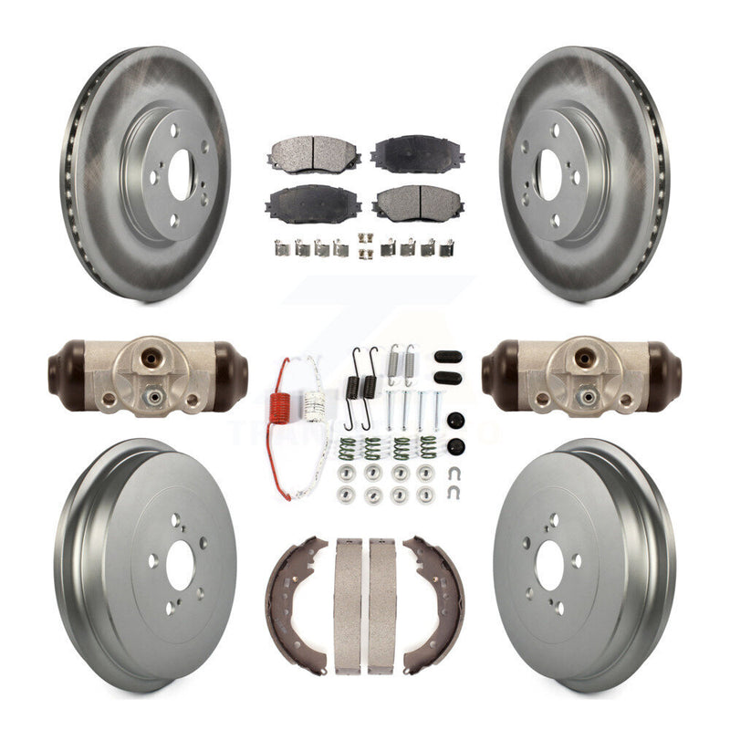 Transit Auto KGF-101652 Disc Brake Kit for 2009-2013 Toyota Corolla - Front and Rear