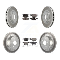 Transit Auto KGF-101665 Disc Brake Kit for 2015-2019 Ford Edge - Front and Rear