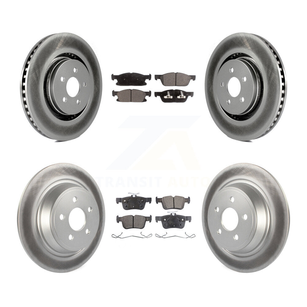 Transit Auto KGF-101667 Disc Brake Kit for 2015-2023 Ford Edge, Lincoln Nautilus, Lincoln MKX - Front and Rear