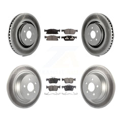 Transit Auto KGF-101667 Disc Brake Kit for 2015-2023 Ford Edge, Lincoln Nautilus, Lincoln MKX - Front and Rear