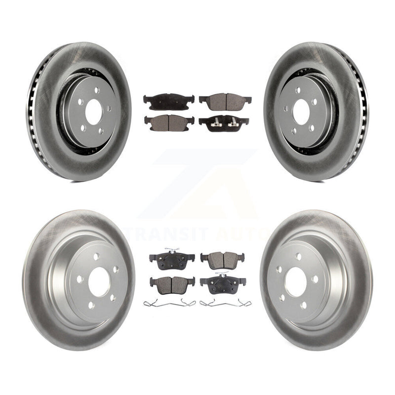 Transit Auto KGF-101667 Disc Brake Kit for 2015-2023 Ford Edge, Lincoln Nautilus, Lincoln MKX - Front and Rear