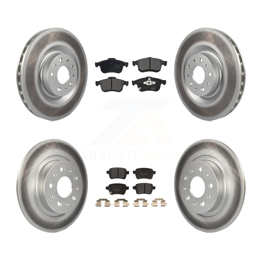 Transit Auto KGF-101668 Disc Brake Kit for 2014-2020 Fiat 500L - Front and Rear