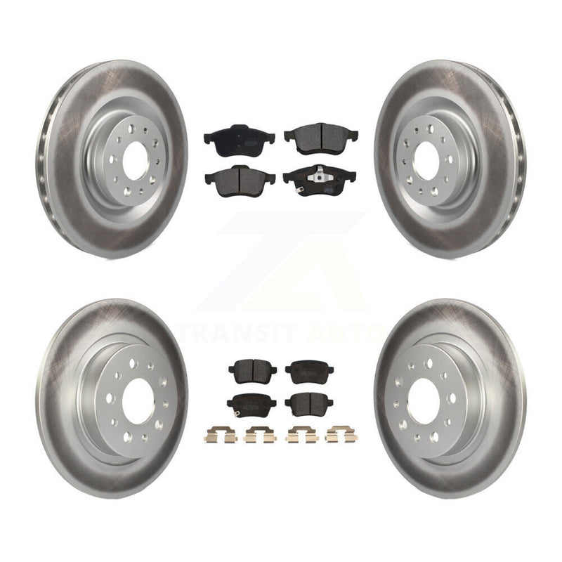 Transit Auto KGF-101668 Disc Brake Kit for 2014-2020 Fiat 500L - Front and Rear