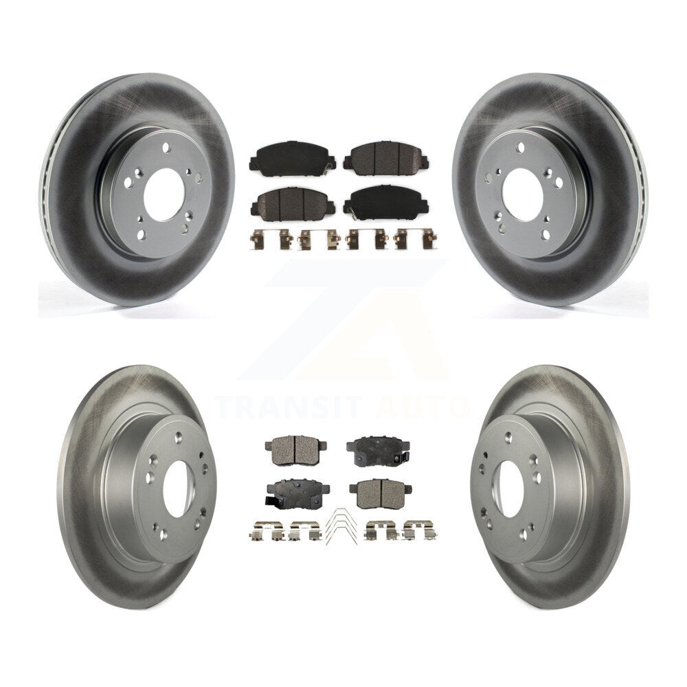Transit Auto KGF-101672 Disc Brake Kit for 2013-2017 Honda Accord - Front and Rear