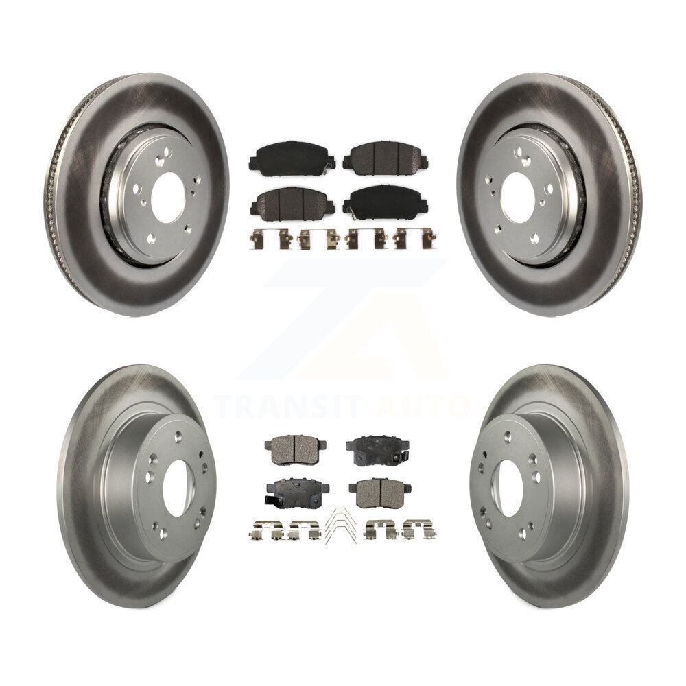 Transit Auto KGF-101673 Disc Brake Kit for 2017 Honda Accord - Front and Rear