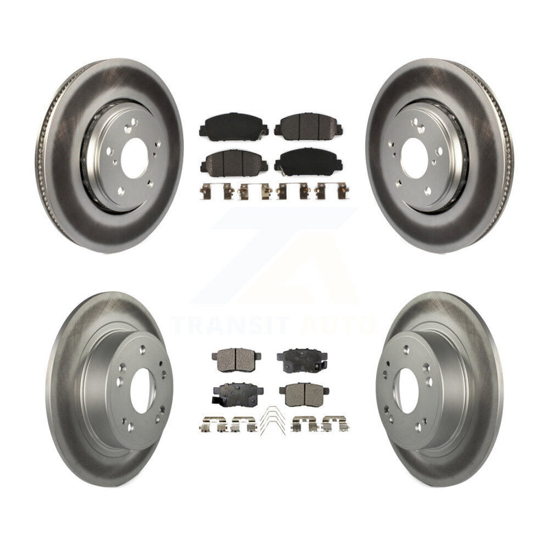 Transit Auto KGF-101673 Disc Brake Kit for 2017 Honda Accord - Front and Rear