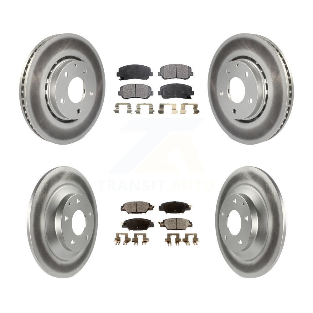 Transit Auto KGF-101676 Disc Brake Kit for 2016-2024 Mazda CX-5 - Front and Rear