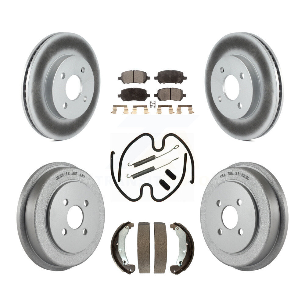 Transit Auto KGF-101687 Disc Brake Kit for 2003-2008 Pontiac G5, Chevrolet Cobalt and More - Front and Rear