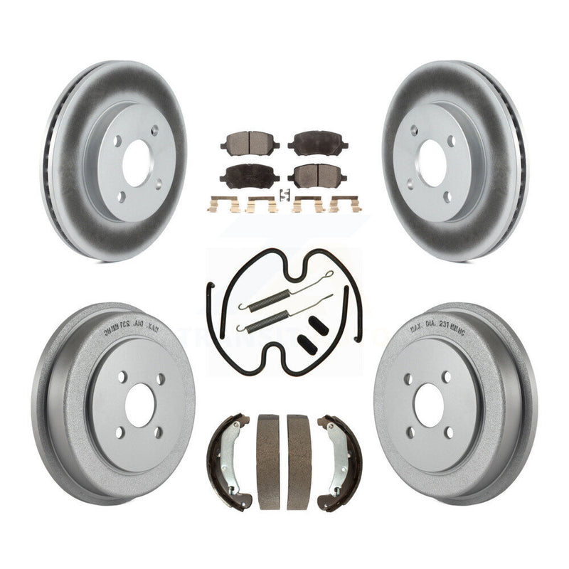 Transit Auto KGF-101687 Disc Brake Kit for 2003-2008 Pontiac G5, Chevrolet Cobalt and More - Front and Rear