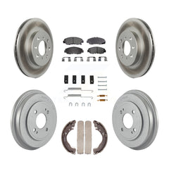 Transit Auto KGF-101700 Disc Brake Kit for 2010-2014 Honda Insight - Front and Rear