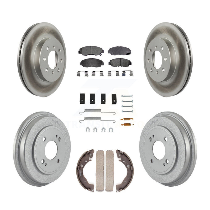 Transit Auto KGF-101700 Disc Brake Kit for 2010-2014 Honda Insight - Front and Rear