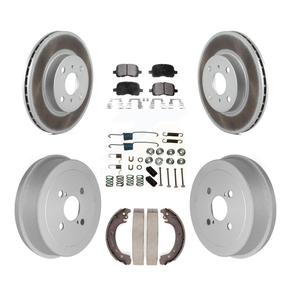 Transit Auto KGF-101701 Disc Brake Kit for 2002 Toyota Corolla - Front and Rear