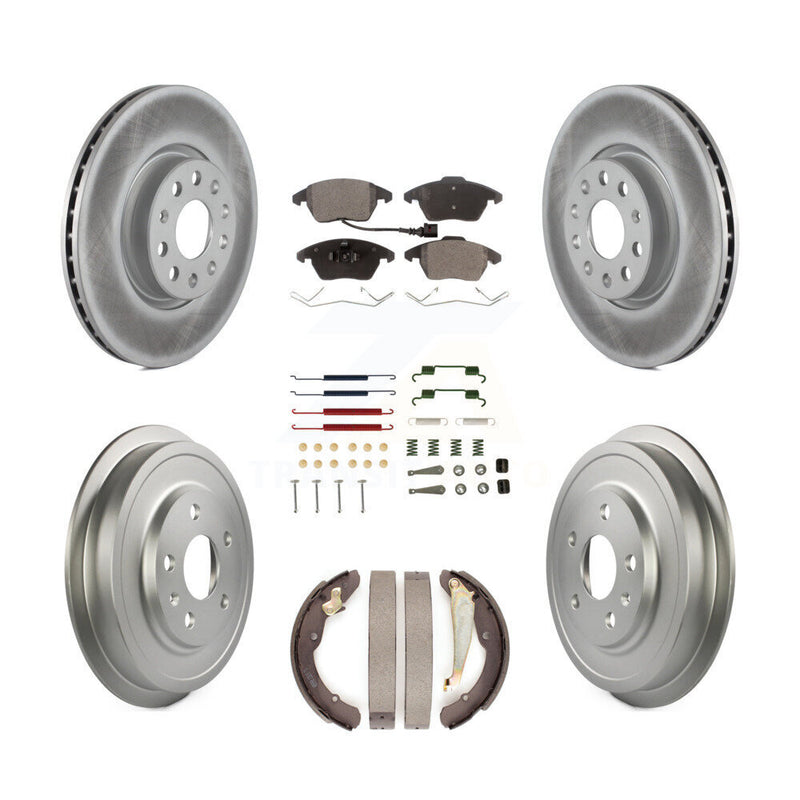 Transit Auto KGF-101706 Disc Brake Kit for 2011-2012 Volkswagen Jetta - Front and Rear