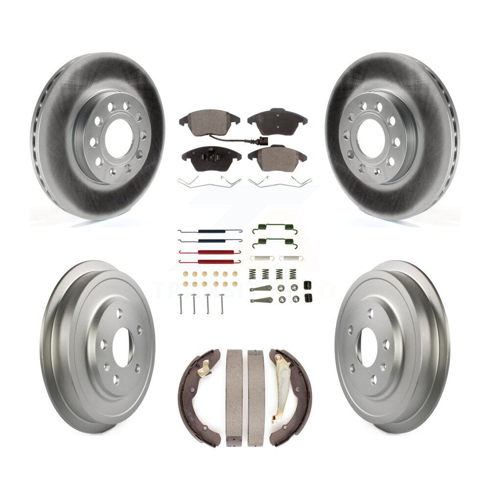 Transit Auto KGF-101707 Disc Brake Kit for 2011-2012 Volkswagen Jetta - Front and Rear