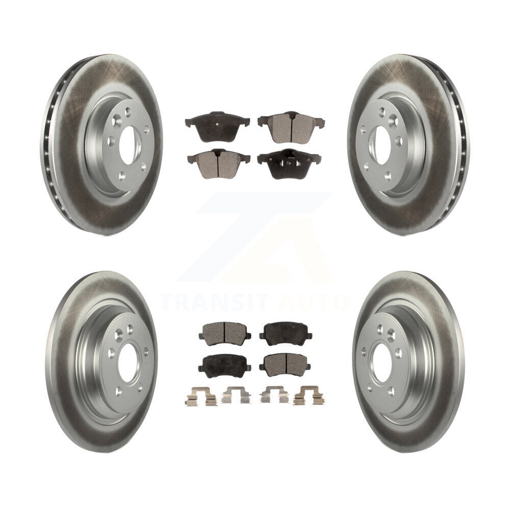Transit Auto KGF-101711 Disc Brake Kit for 2008 Volvo V70 - Front and Rear