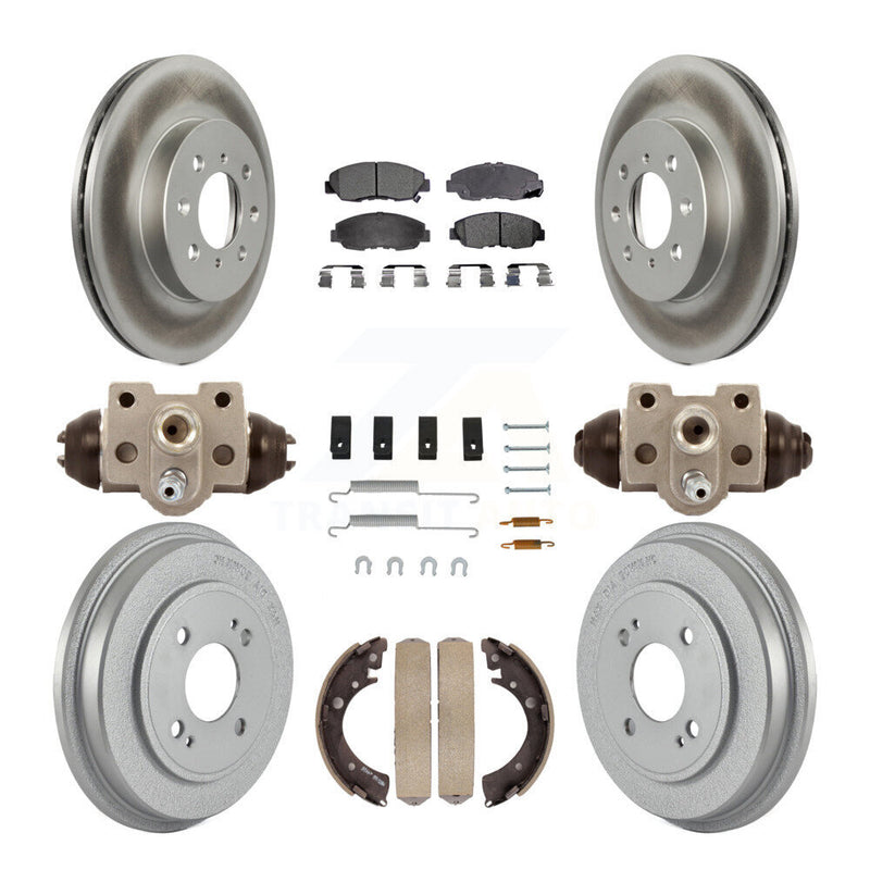 Transit Auto KGF-101717 Disc Brake Kit for 2001-2005 Honda Civic - Front and Rear
