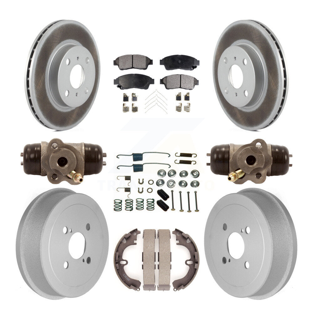 Transit Auto KGF-101721 Disc Brake Kit for 1993-1997 Geo Prizm, Toyota Corolla - Front and Rear