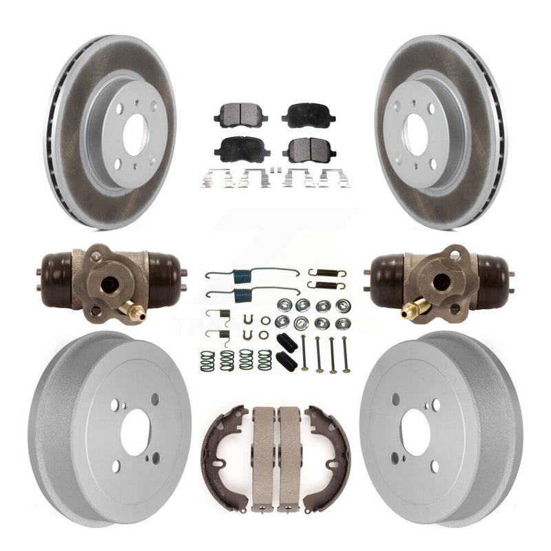 Transit Auto KGF-101724 Disc Brake Kit for 1999-2002 Toyota Corolla - Front and Rear