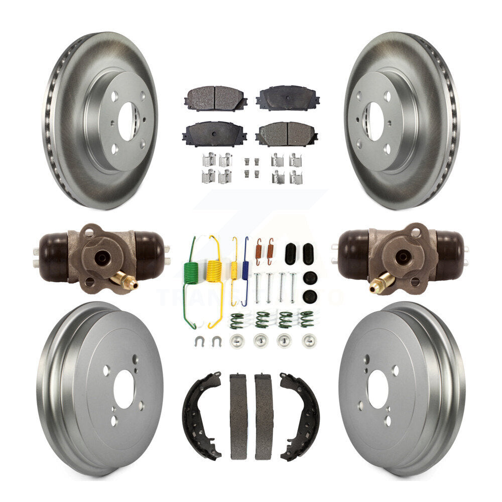 Transit Auto KGF-101729 Disc Brake Kit for 2006-2014 Toyota Yaris - Front and Rear