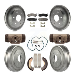 Transit Auto KGF-101733 Disc Brake Kit for 2005-2007 Chevrolet Silverado 1500 Classic, Chevrolet Silverado 1500, GMC Sierra 1500 - Front and Rear