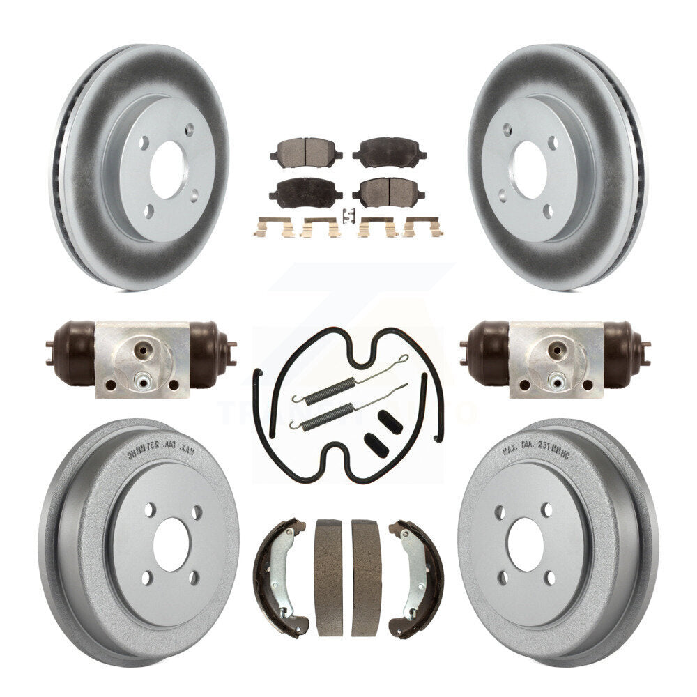 Transit Auto KGF-101736 Disc Brake Kit for 2003-2008 Pontiac G5, Chevrolet Cobalt and More - Front and Rear
