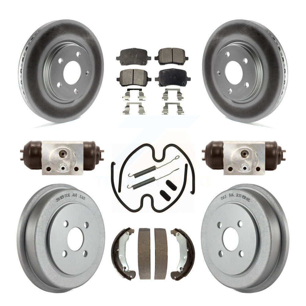 Transit Auto KGF-101738 Disc Brake Kit for 2006 Pontiac Pursuit - Front and Rear