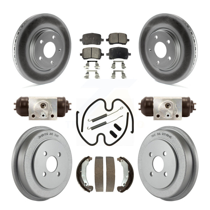 Transit Auto KGF-101738 Disc Brake Kit for 2006 Pontiac Pursuit - Front and Rear