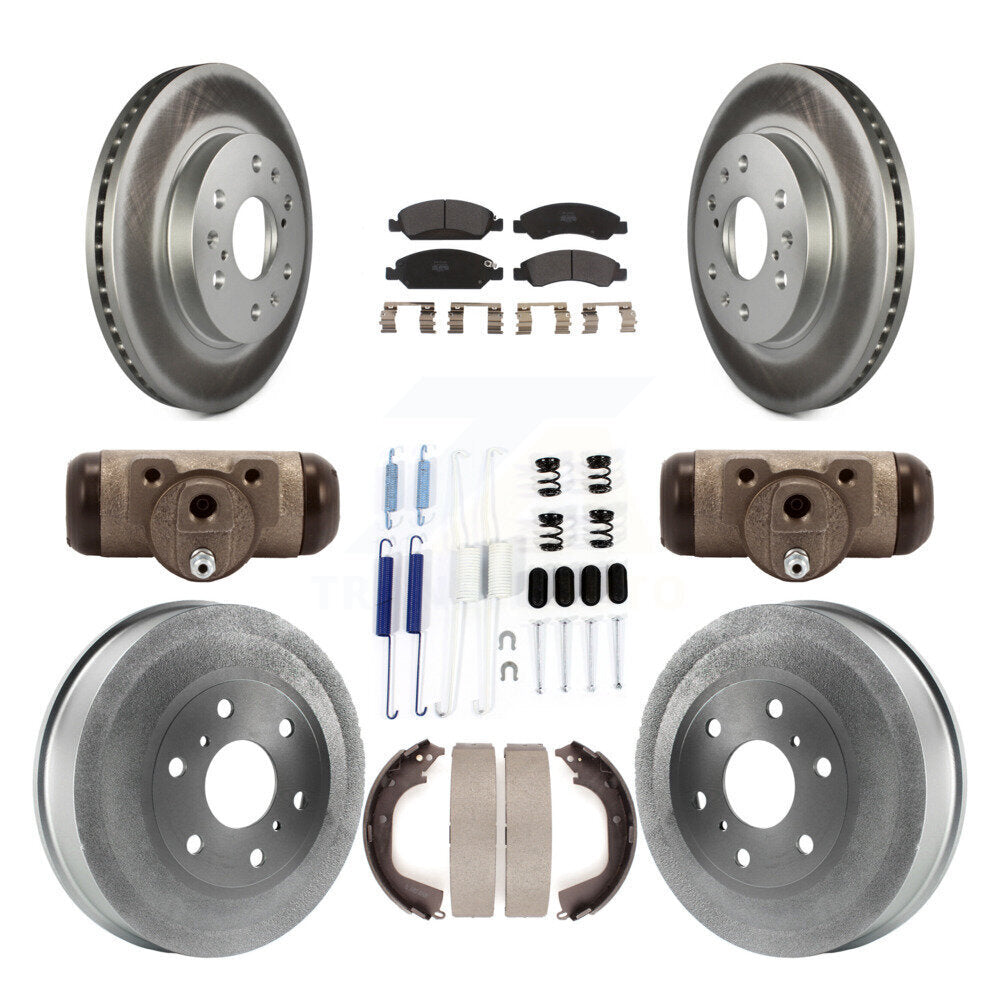 Transit Auto KGF-101742 Disc Brake Kit for 2010-2013 Chevrolet Silverado 1500, GMC Sierra 1500 - Front and Rear