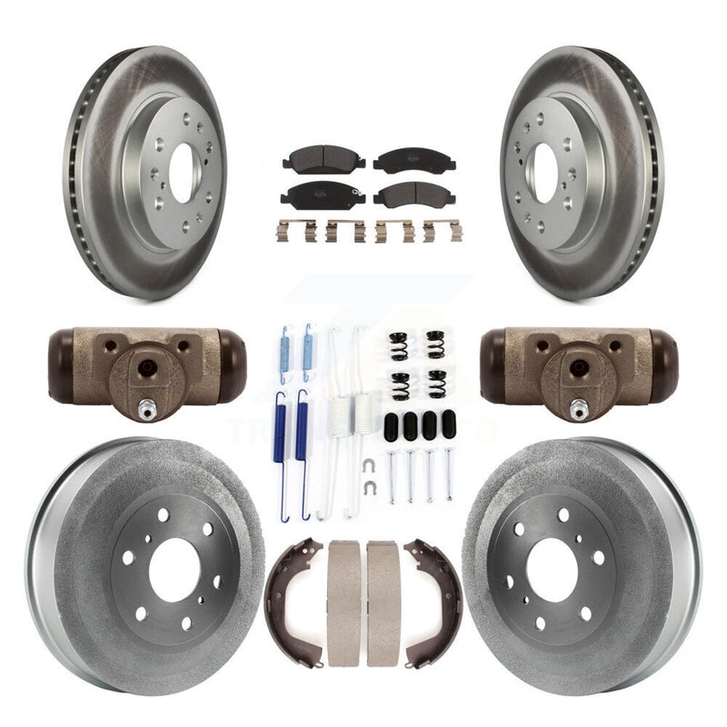 Transit Auto KGF-101742 Disc Brake Kit for 2010-2013 Chevrolet Silverado 1500, GMC Sierra 1500 - Front and Rear