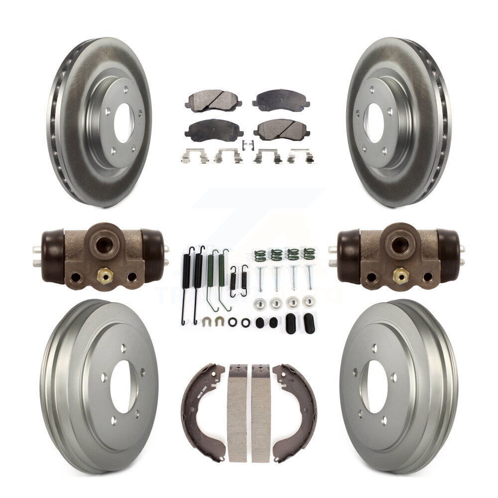 Transit Auto KGF-101755 Disc Brake Kit for 2007-2017 Dodge Caliber, Dodge Avenger and More - Front and Rear