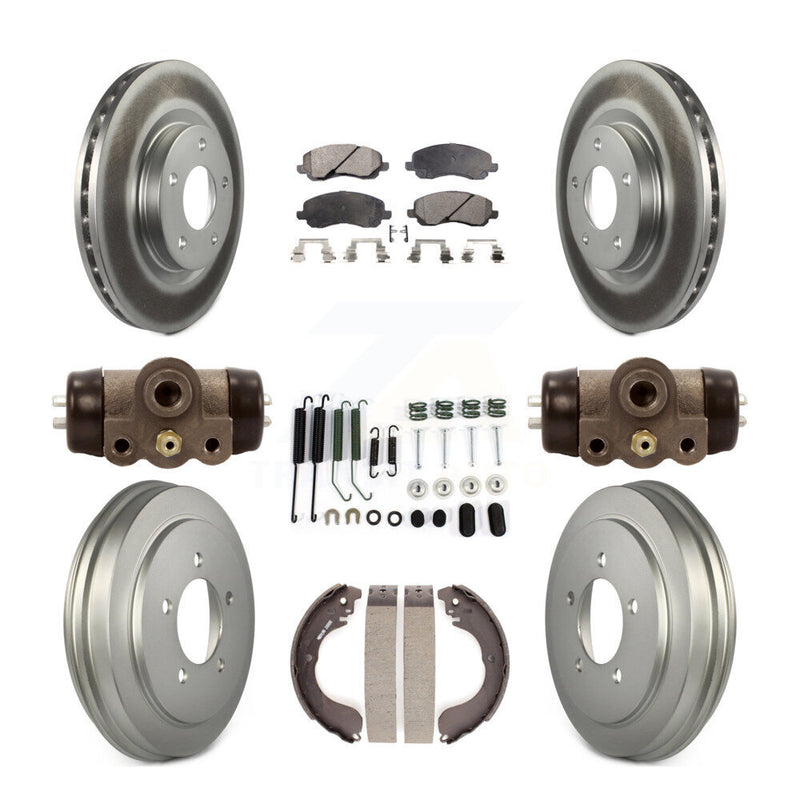 Transit Auto KGF-101755 Disc Brake Kit for 2007-2017 Dodge Caliber, Dodge Avenger and More - Front and Rear