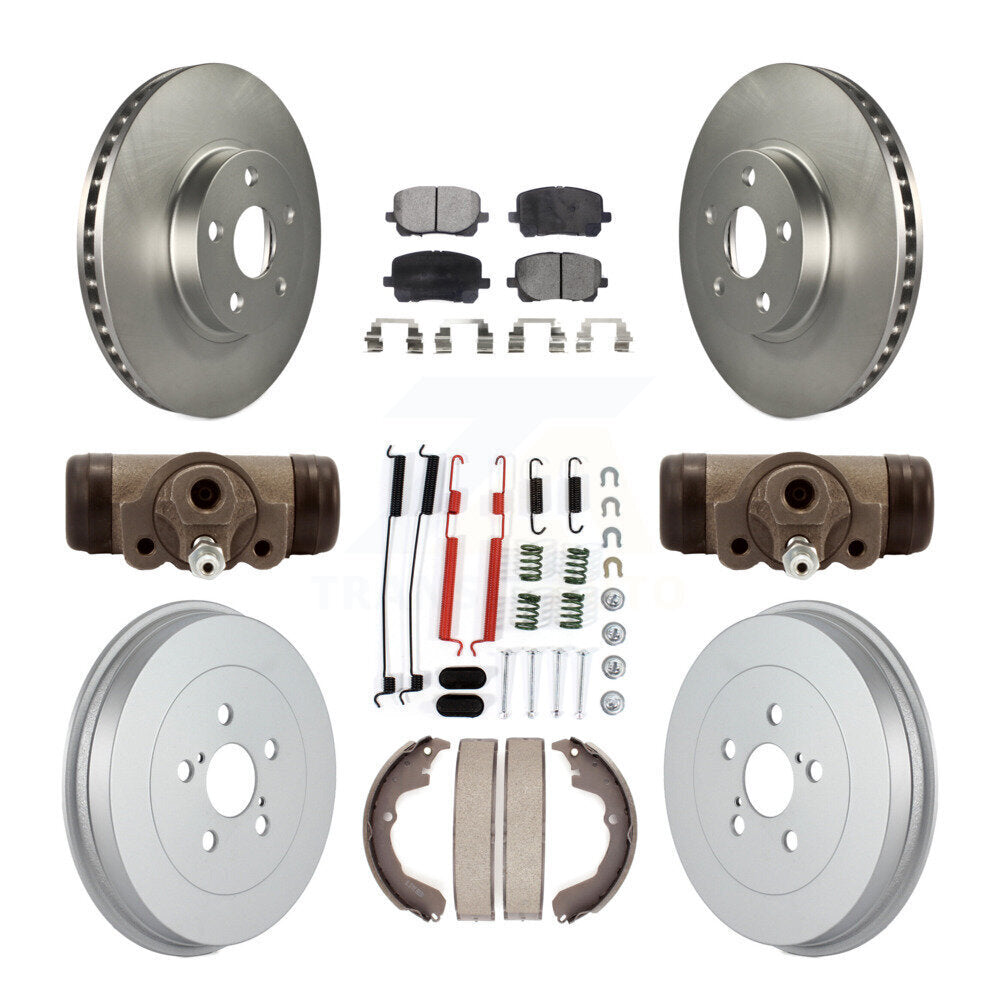 Transit Auto KGF-101758 Disc Brake Kit for 2006-2008 Pontiac Vibe, Toyota Matrix - Front and Rear