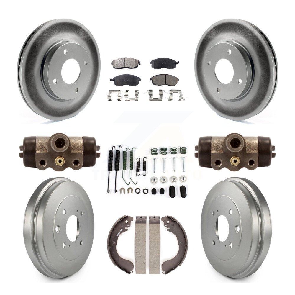 Transit Auto KGF-101762 Disc Brake Kit for 2007-2014 Nissan Versa, Nissan Cube, Nissan Sentra - Front and Rear