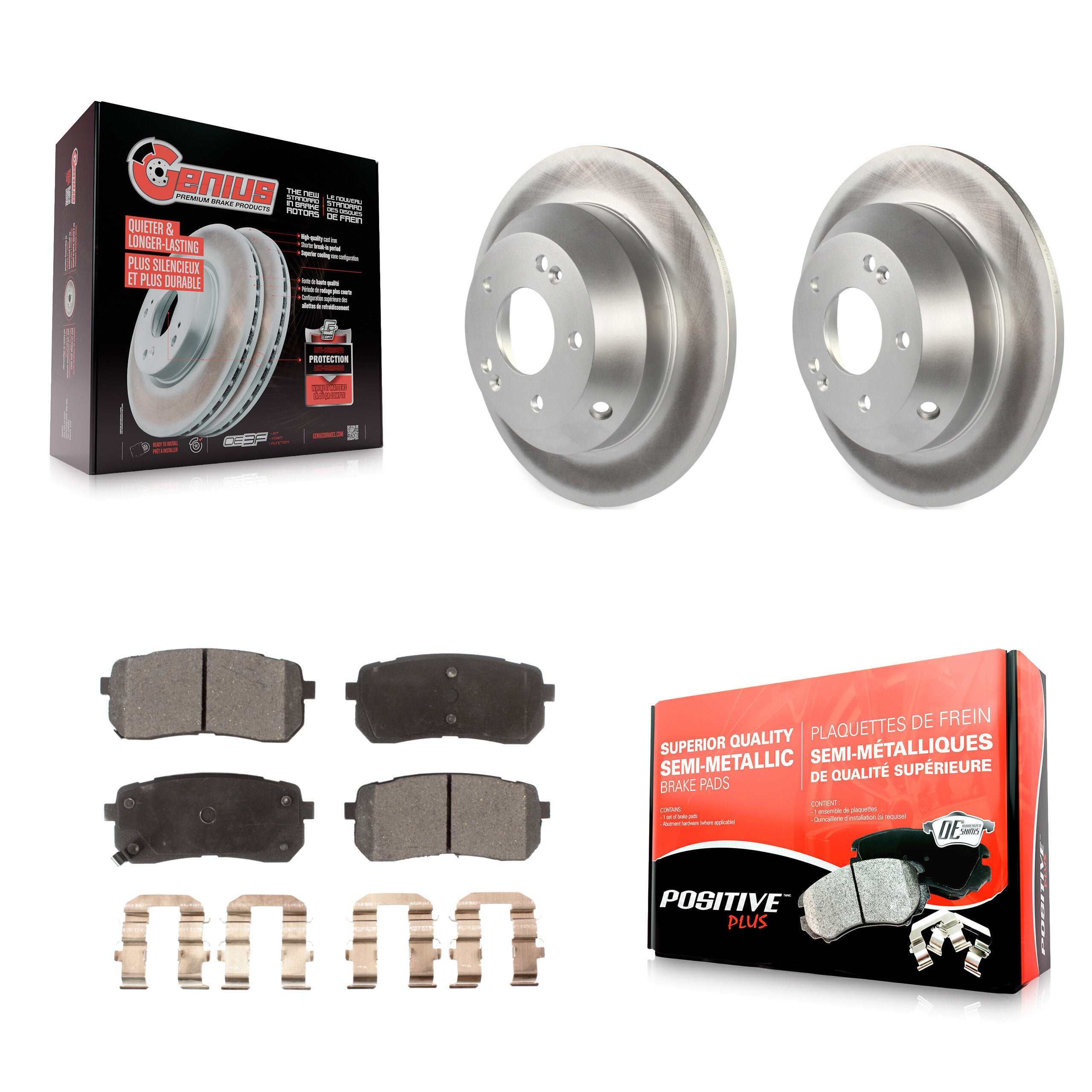 Transit Auto KGF-101772 Disc Brake Kit for 2015-2021 Kia Sedona - Rear