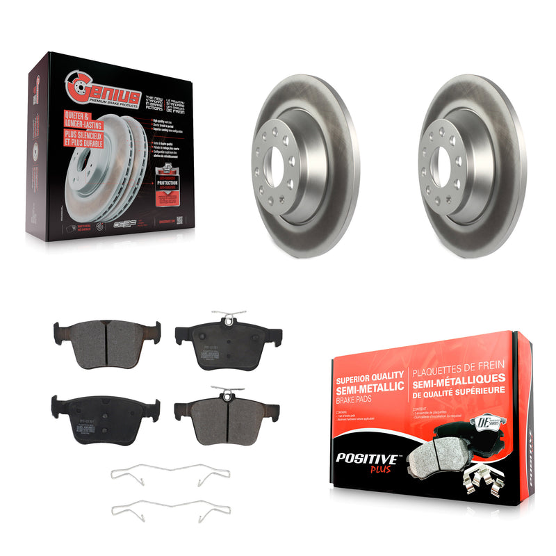 Transit Auto KGF-101783 Disc Brake Kit for 2016-2025 Audi Q3, Volkswagen Jetta and More - Rear