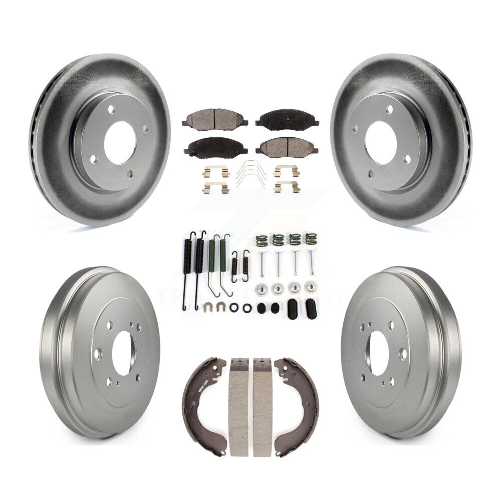 Transit Auto KGF-101785 Disc Brake Kit for 2008 Nissan Versa - Front and Rear