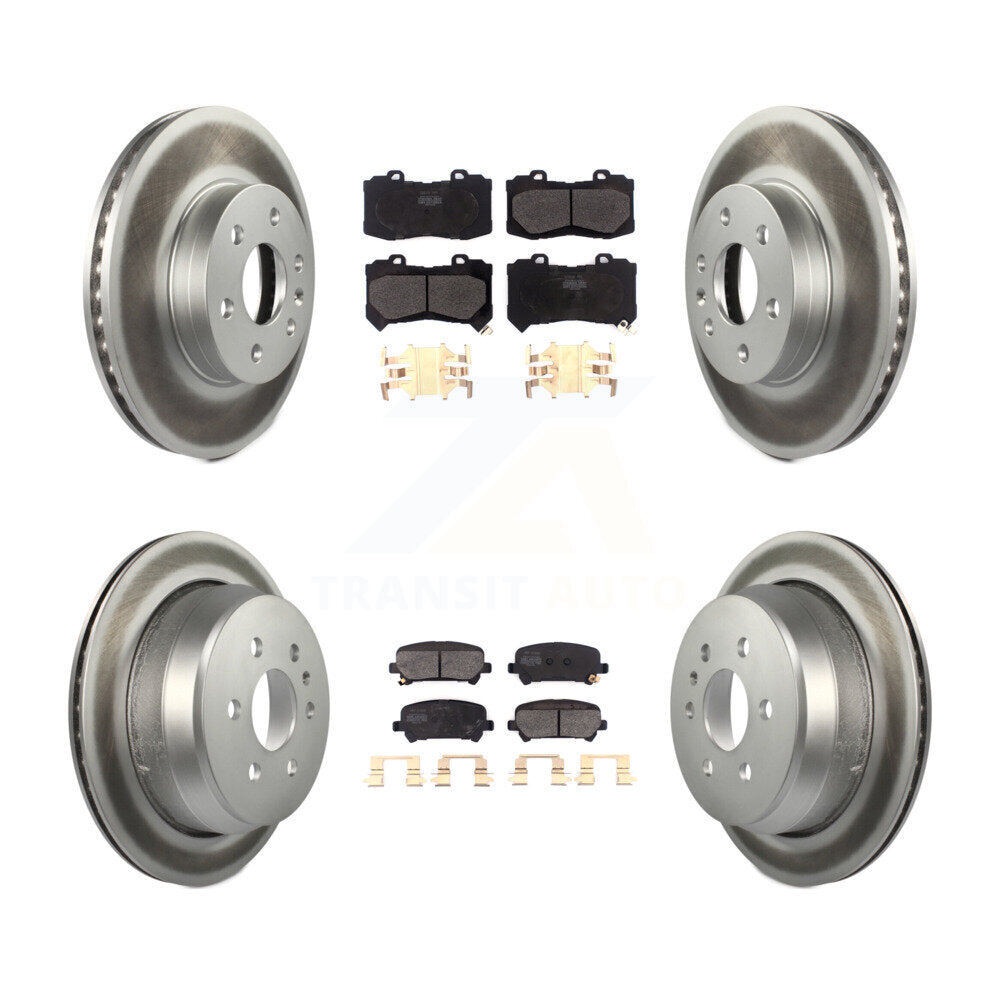 Transit Auto KGF-101786 Disc Brake Kit for 2015-2020 Chevrolet Colorado, GMC Canyon - Front and Rear