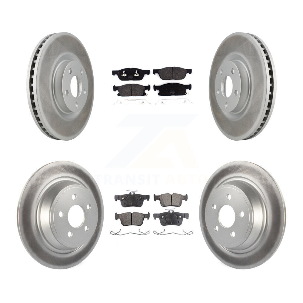 Transit Auto KGF-101787 Disc Brake Kit for 2018-2020 Lincoln Continental - Front and Rear