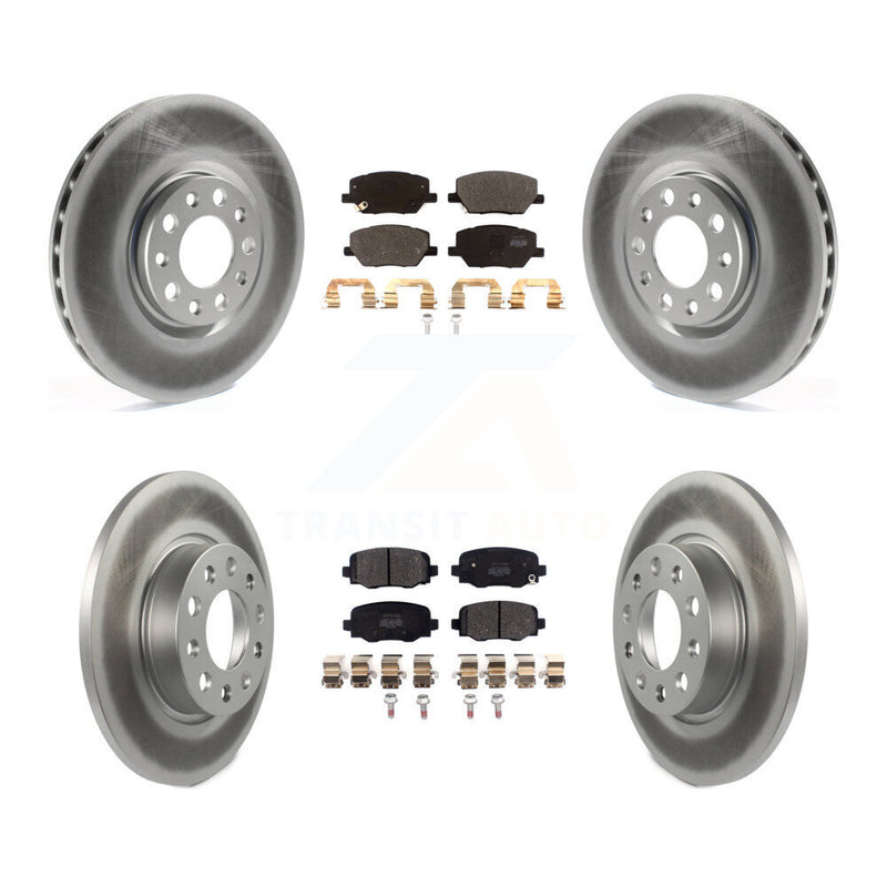 Transit Auto KGF-101790 Disc Brake Kit for 2015-2022 Fiat 500X, Jeep Renegade - Front and Rear