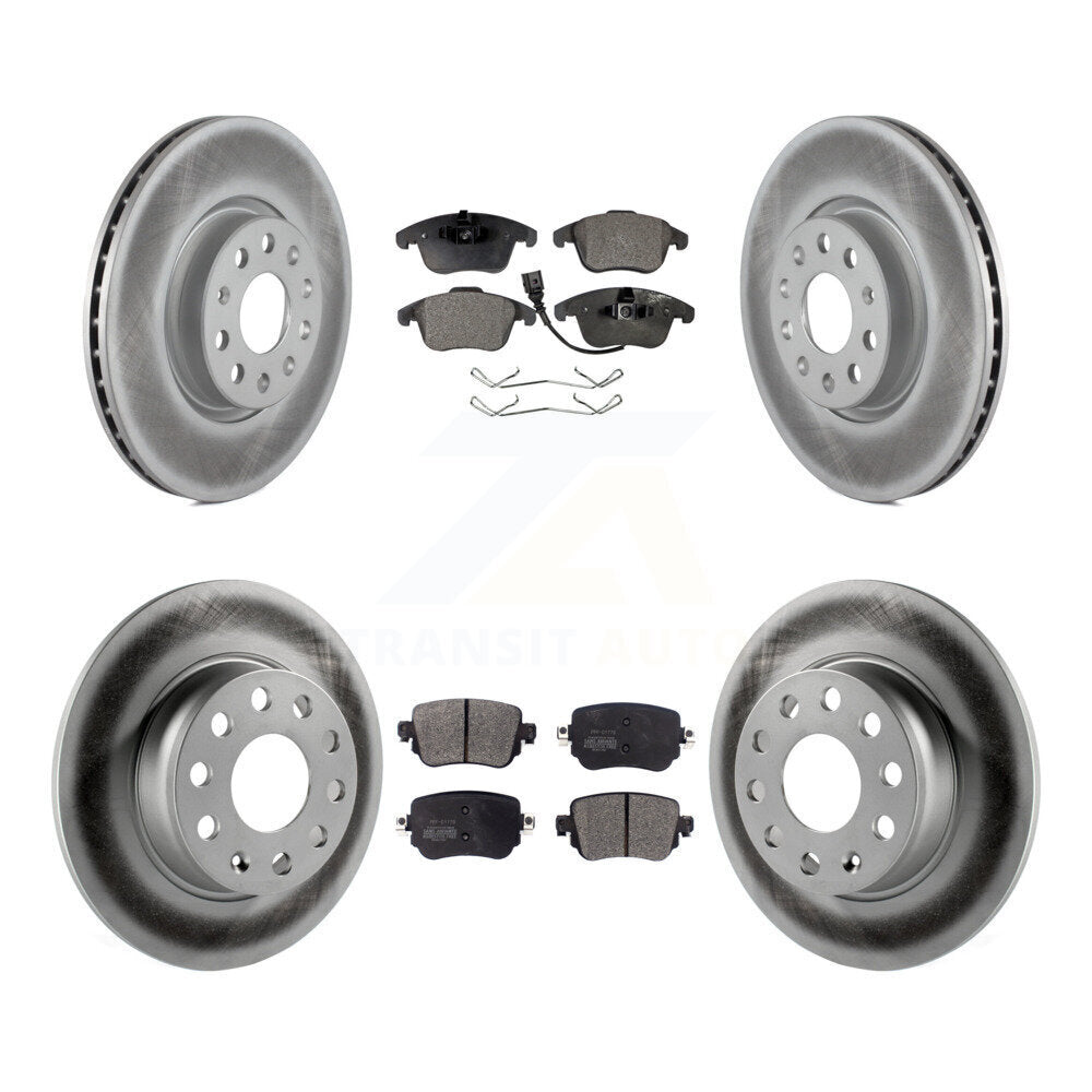 Transit Auto KGF-101796 Disc Brake Kit for 2015-2020 Volkswagen Passat - Front and Rear