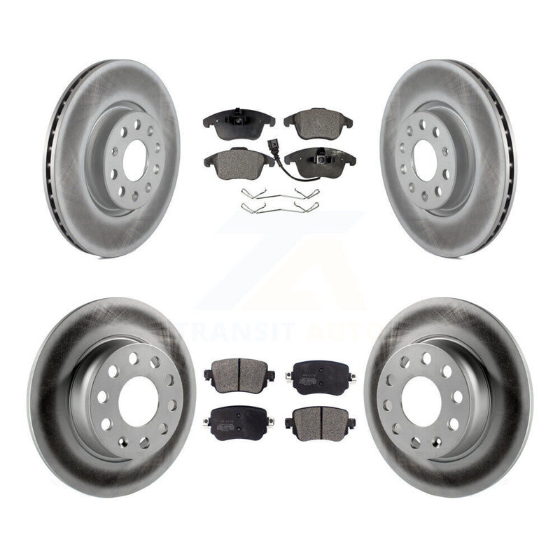 Transit Auto KGF-101796 Disc Brake Kit for 2015-2020 Volkswagen Passat - Front and Rear