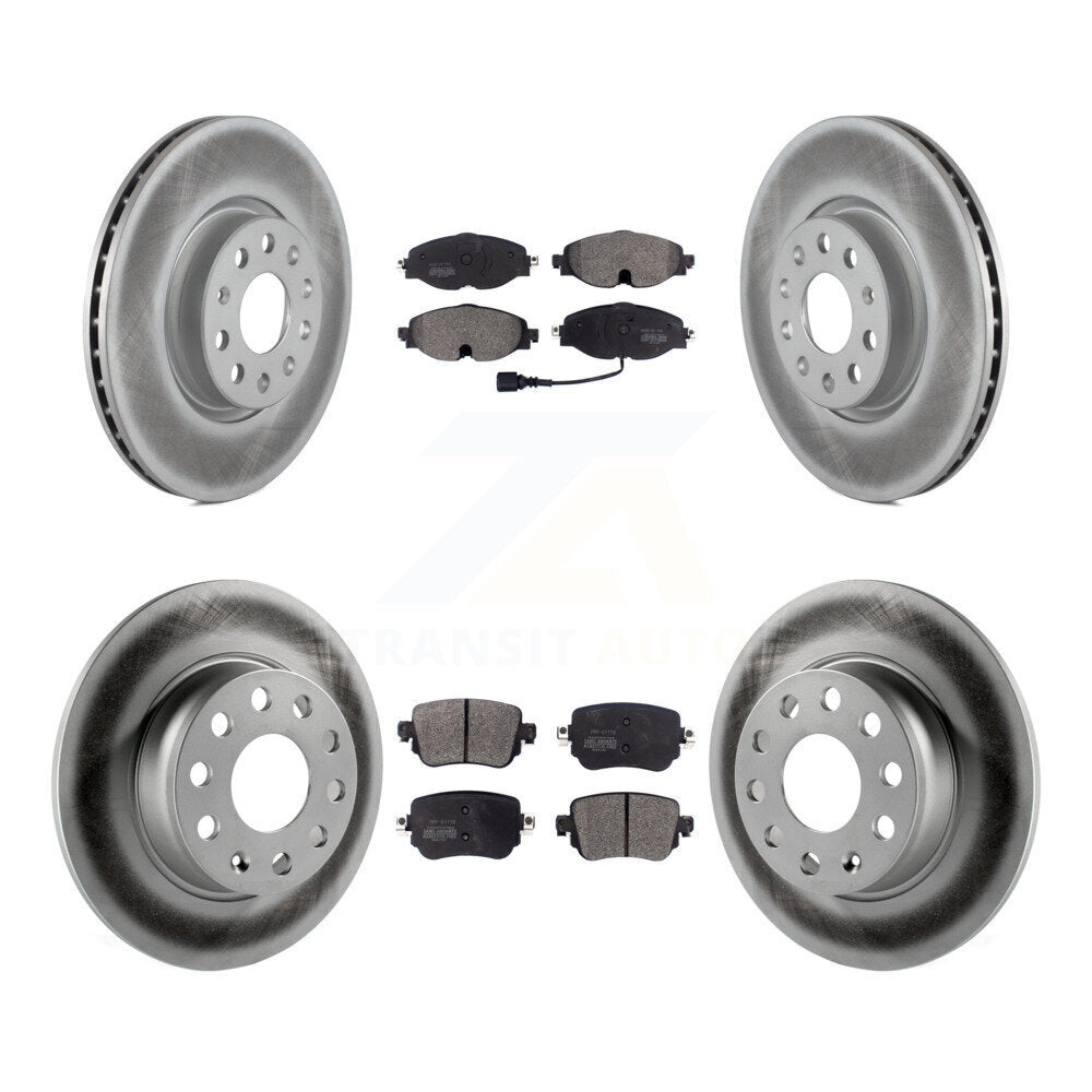 Transit Auto KGF-101800 Disc Brake Kit for 2015-2022 Volkswagen Passat, Volkswagen Golf Alltrack and More - Front and Rear
