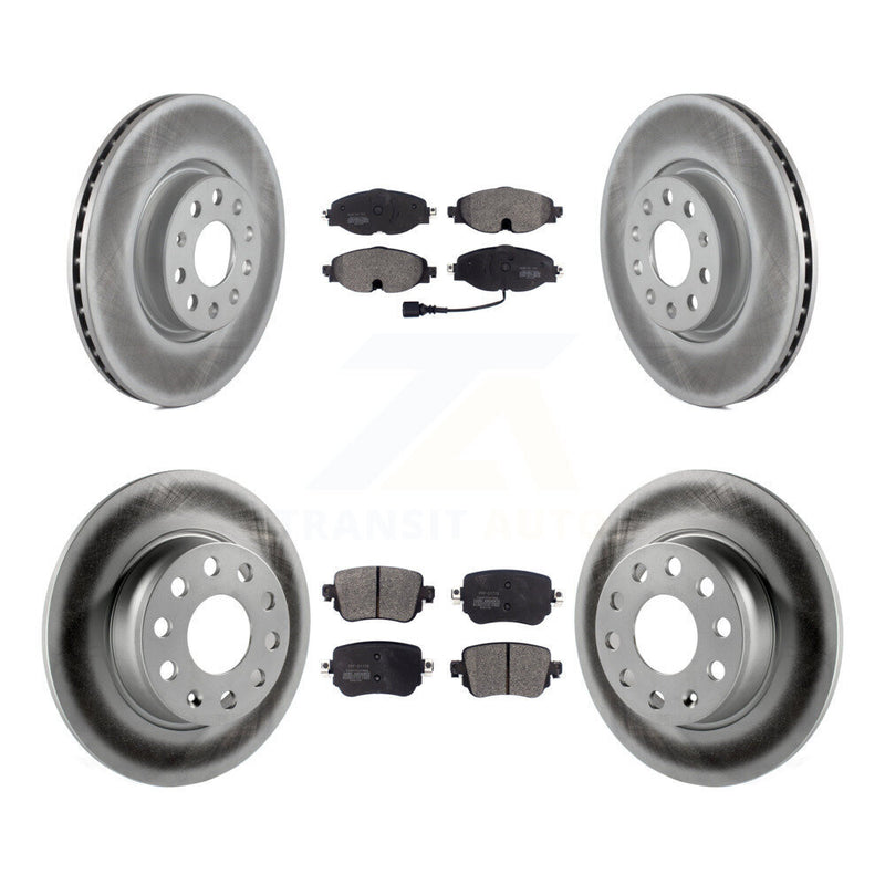 Transit Auto KGF-101800 Disc Brake Kit for 2015-2022 Volkswagen Passat, Volkswagen Golf Alltrack and More - Front and Rear