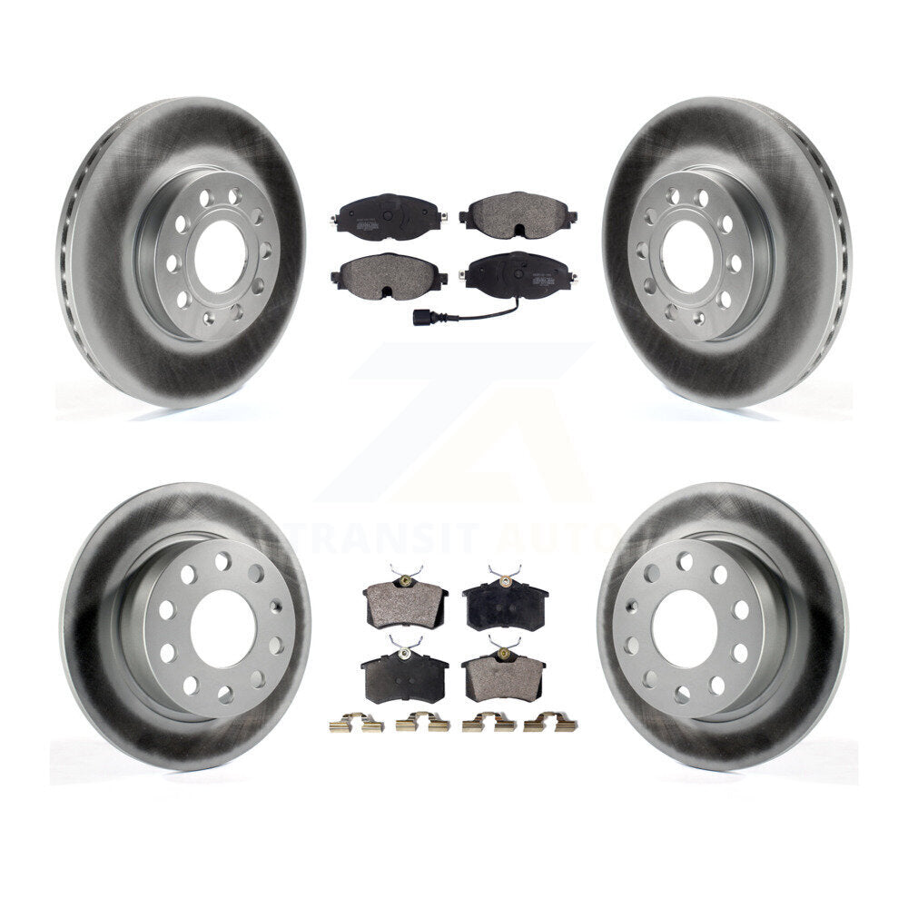 Transit Auto KGF-101805 Disc Brake Kit for 2015 Volkswagen Golf SportWagen - Front and Rear