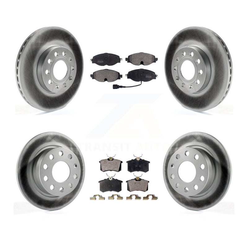 Transit Auto KGF-101805 Disc Brake Kit for 2015 Volkswagen Golf SportWagen - Front and Rear