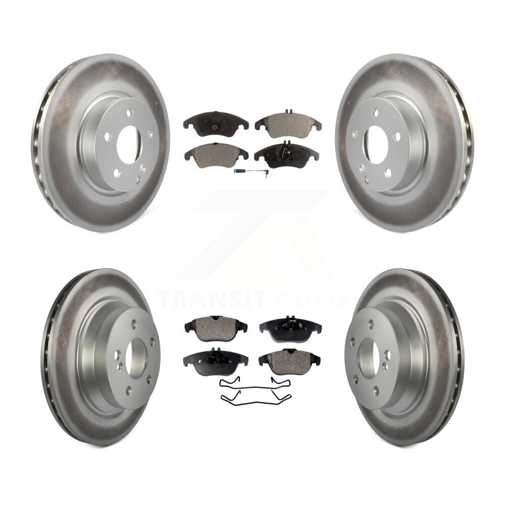 Transit Auto KGF-101808 Disc Brake Kit for 2015 Mercedes-Benz E400 - Front and Rear