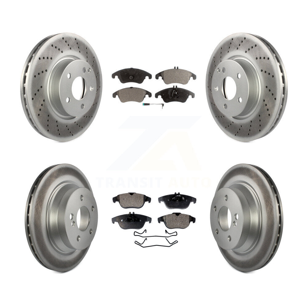 Transit Auto KGF-101809 Disc Brake Kit for 2015 Mercedes-Benz E400 - Front and Rear